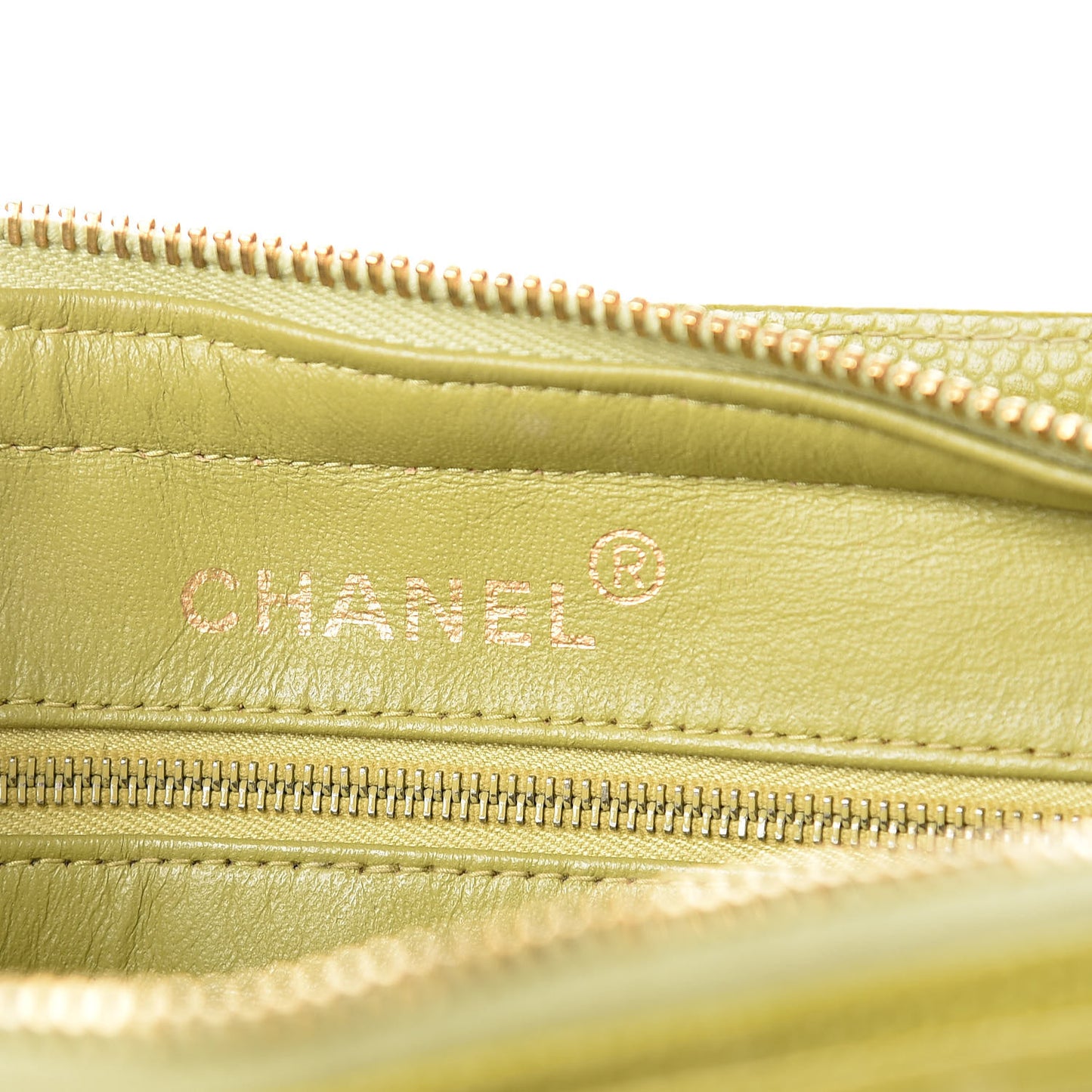 Caviar Quilted Tote Green