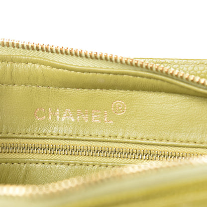 Chanel Caviar Quilted Tote Green 6 of 15