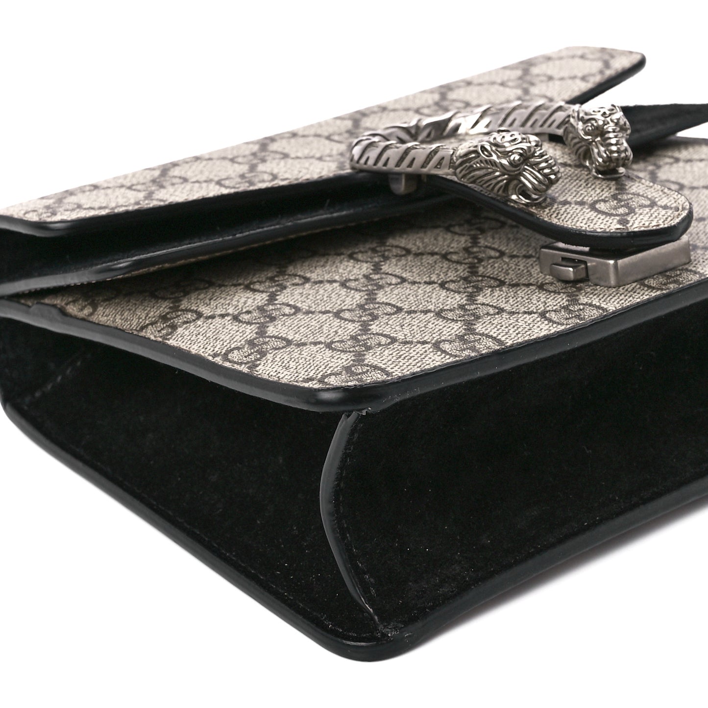 GG Supreme Monogram Mini Dionysus Shoulder Bag Black
