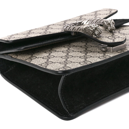 Gucci GG Supreme Monogram Mini Dionysus Shoulder Bag Black 10 of 12