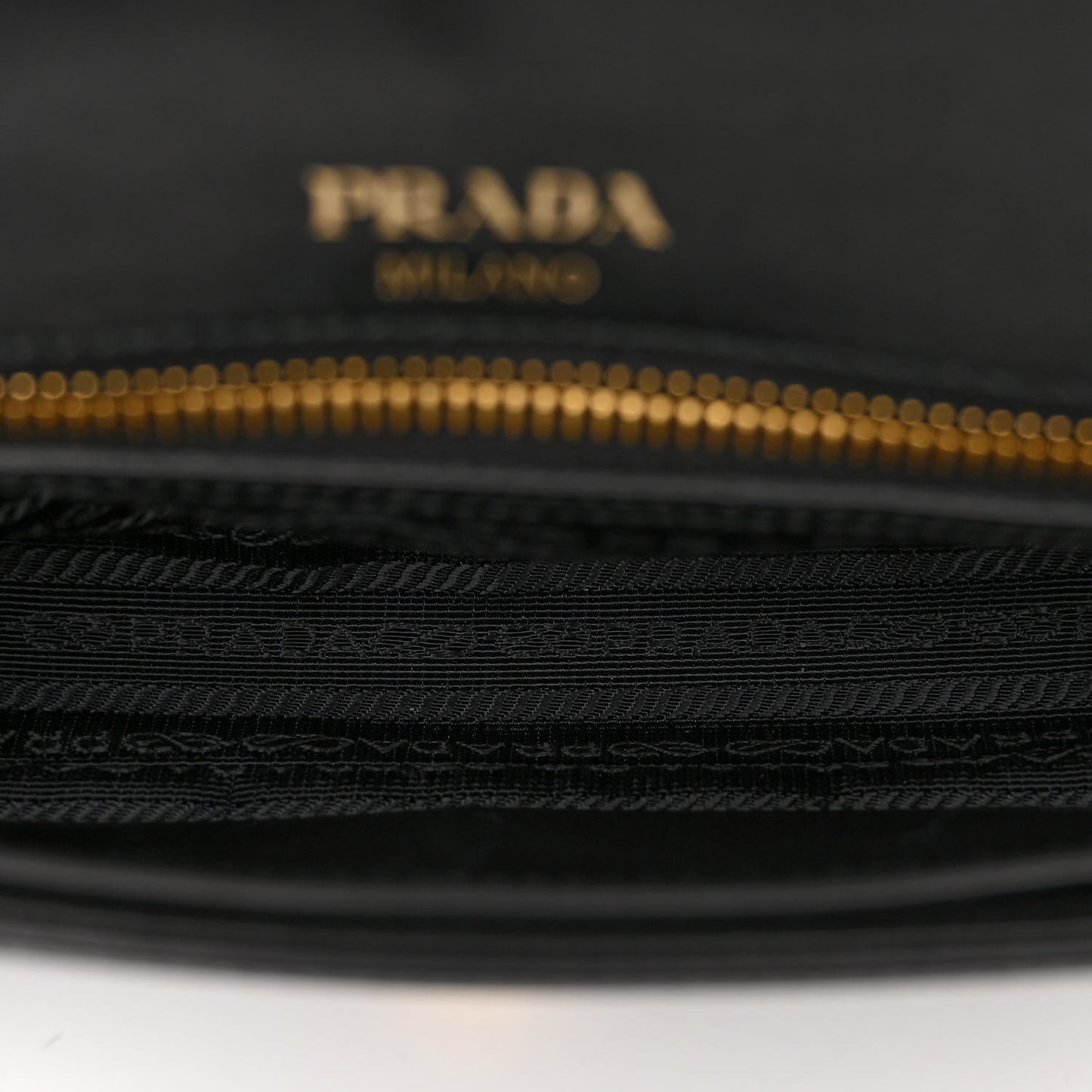 Saffiano Flap Shoulder Bag Black