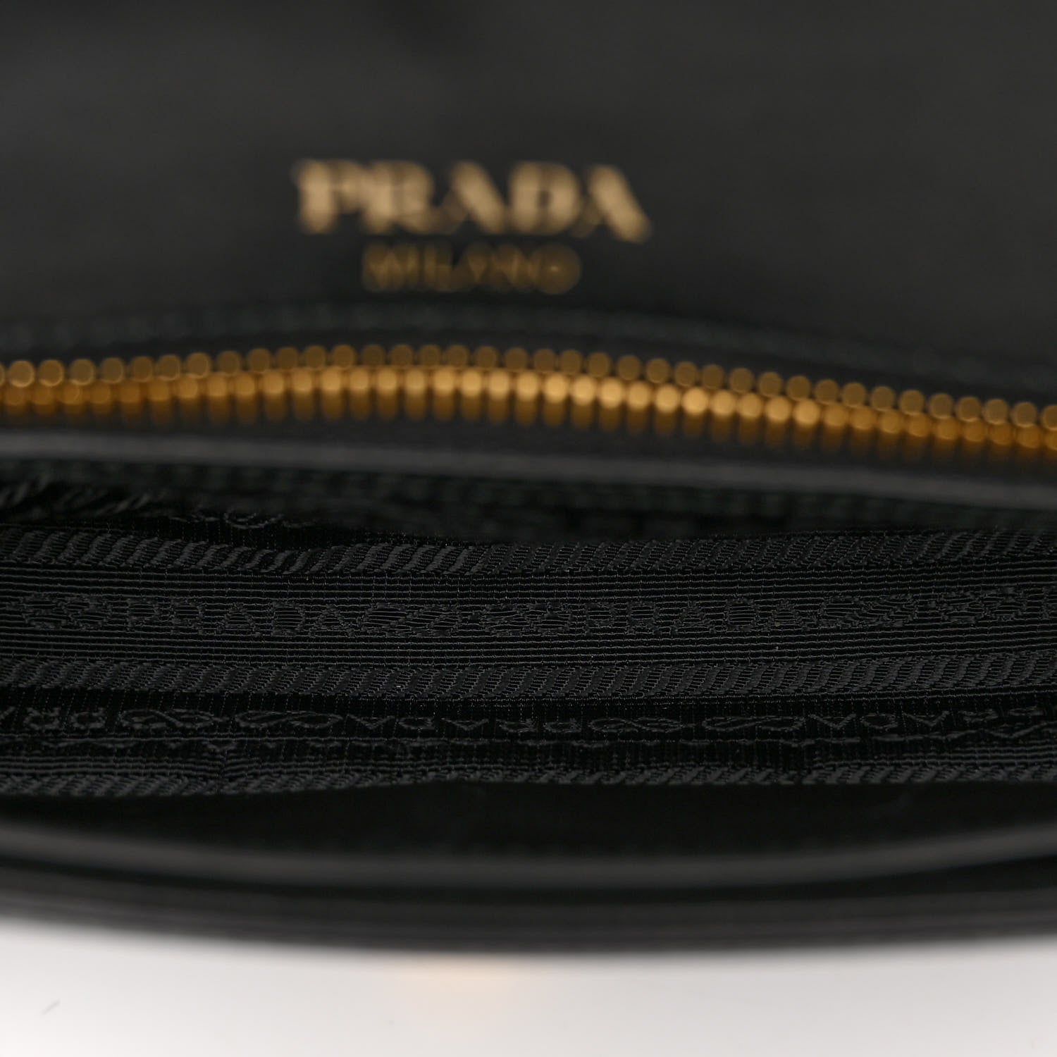 Prada Saffiano Flap Shoulder Bag Black 5 of 9