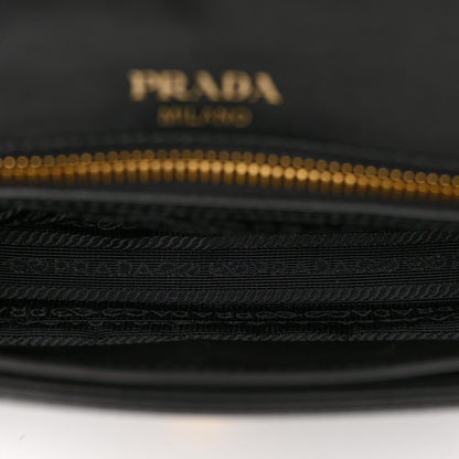 Prada Saffiano Flap Shoulder Bag Black 5 of 9
