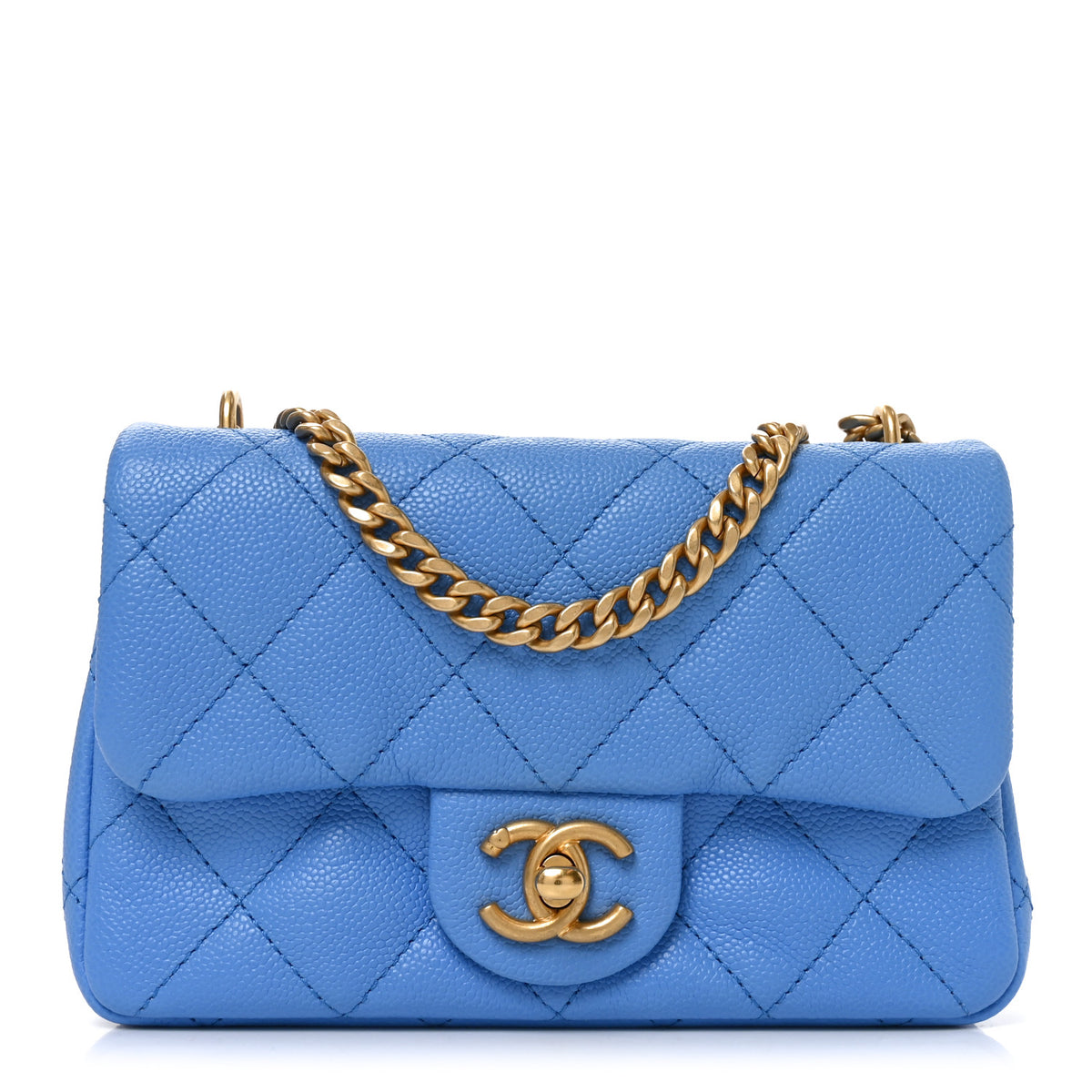 Chanel Caviar Quilted Mini Rectangular Sweetheart Flap Black 1 of 11