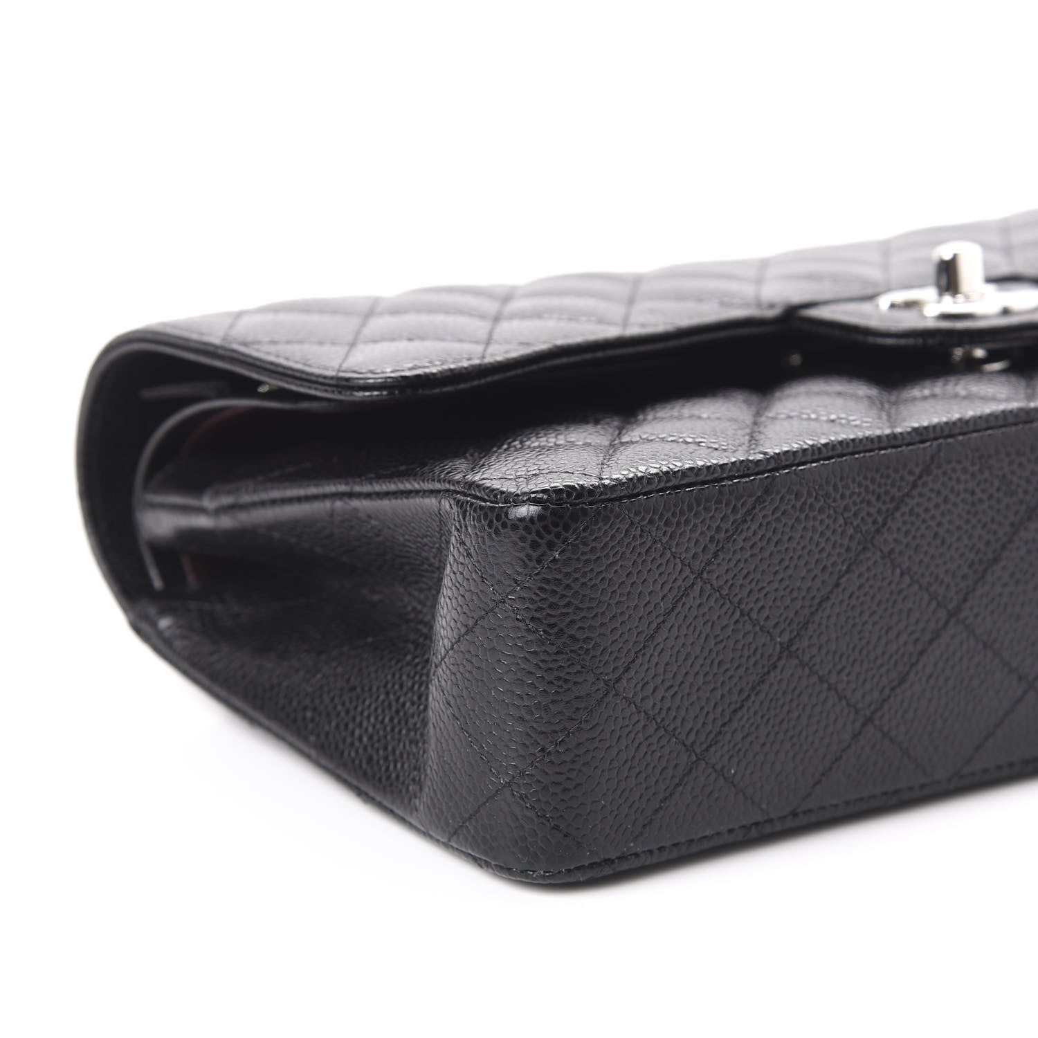 Chanel Caviar Quilted Medium Double Flap Black 6 of 11