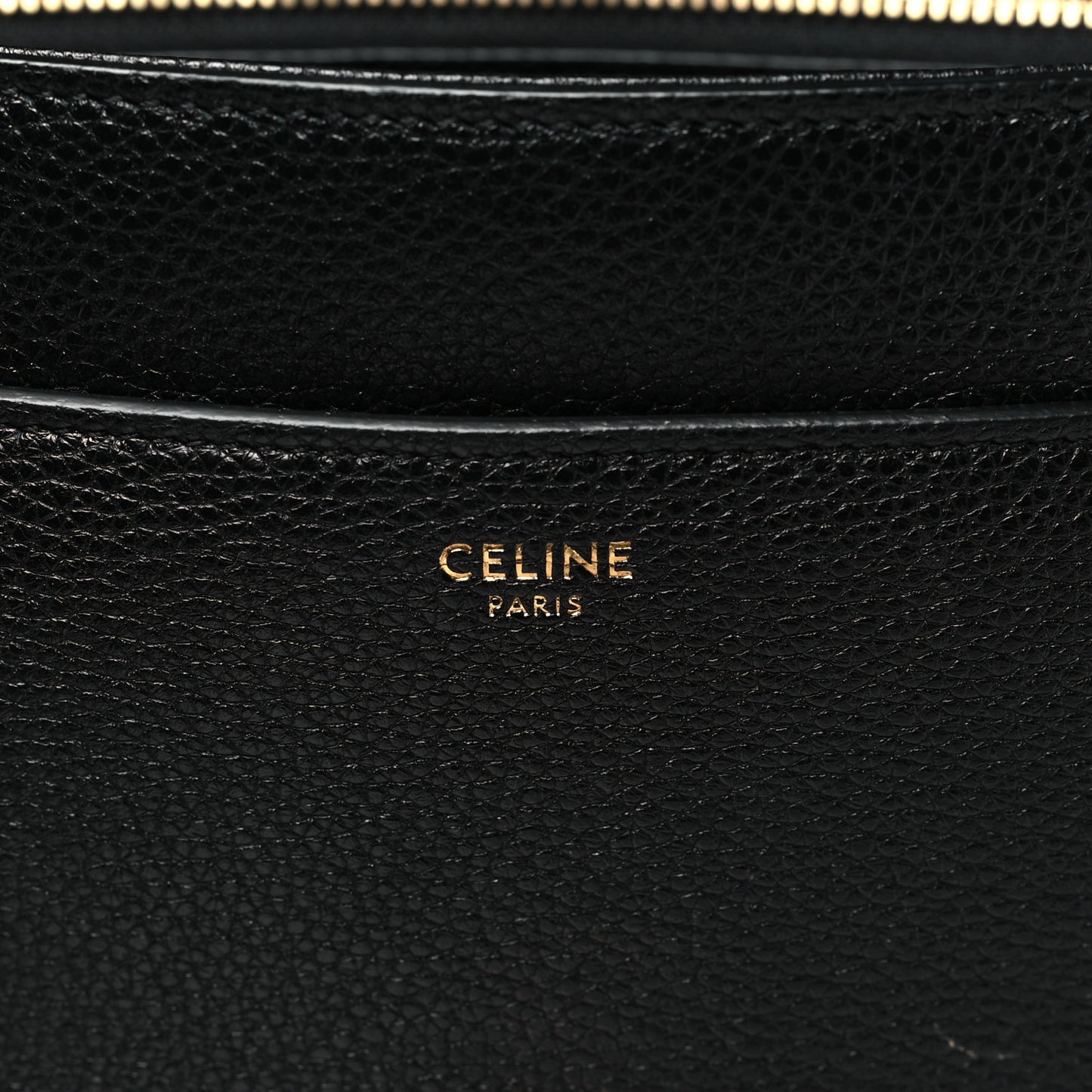 Grained Calfskin Classique 16 Top Handle Bag Black