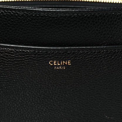 Celine Grained Calfskin Classique 16 Top Handle Bag Black 6 of 10