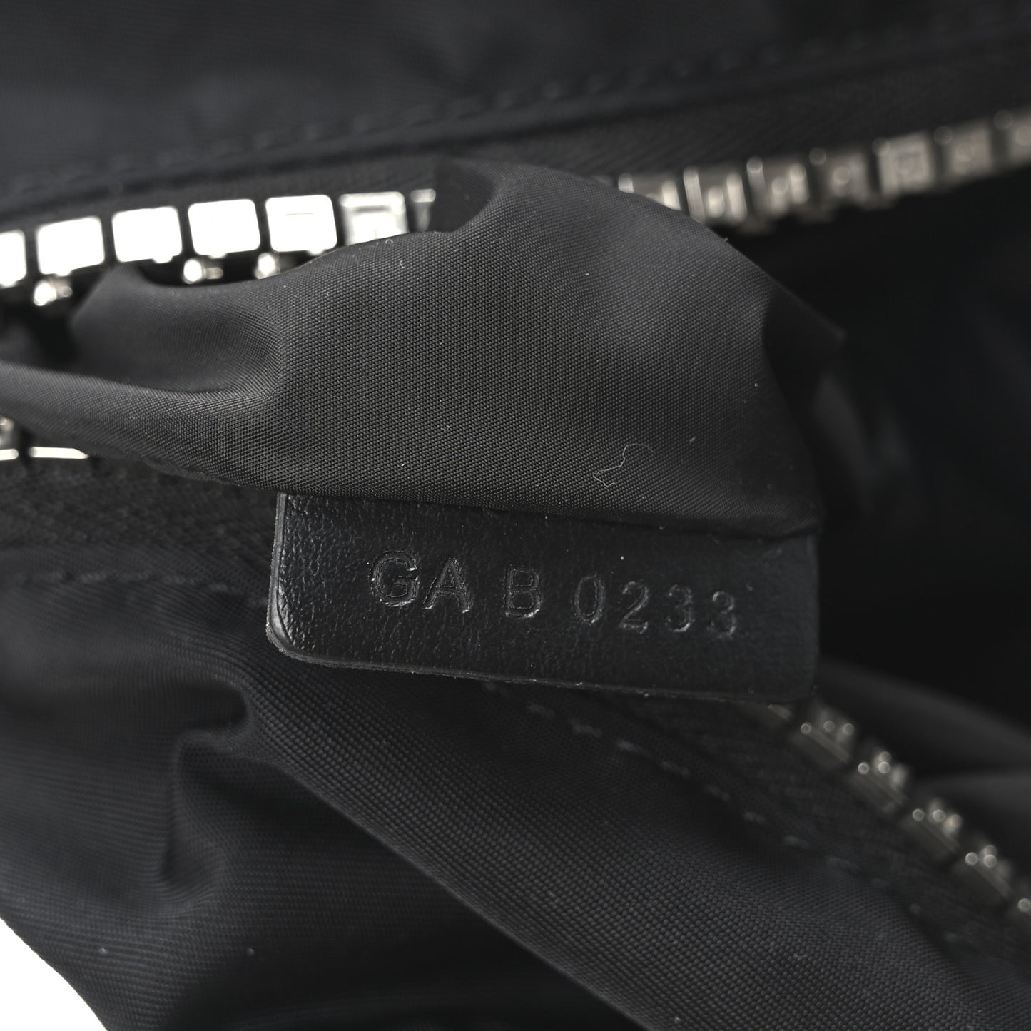 Nylon G-Zip Bum Bag Black