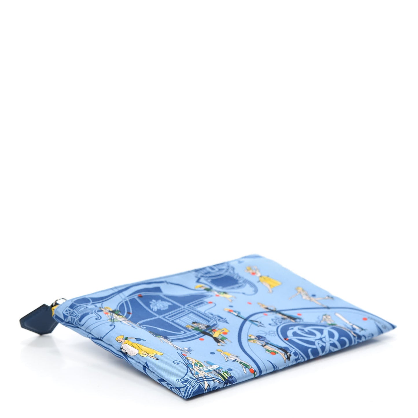 Silk Ex-Libris Les Parisiennes Silky Pocket Cosmetic Case Deep Bleu Bleuet