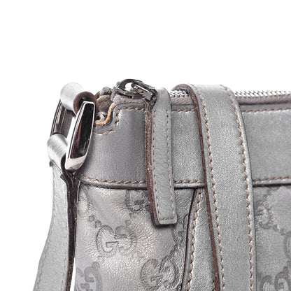 Gucci Guccissima Small D Ring Messenger Silver 13 of 19
