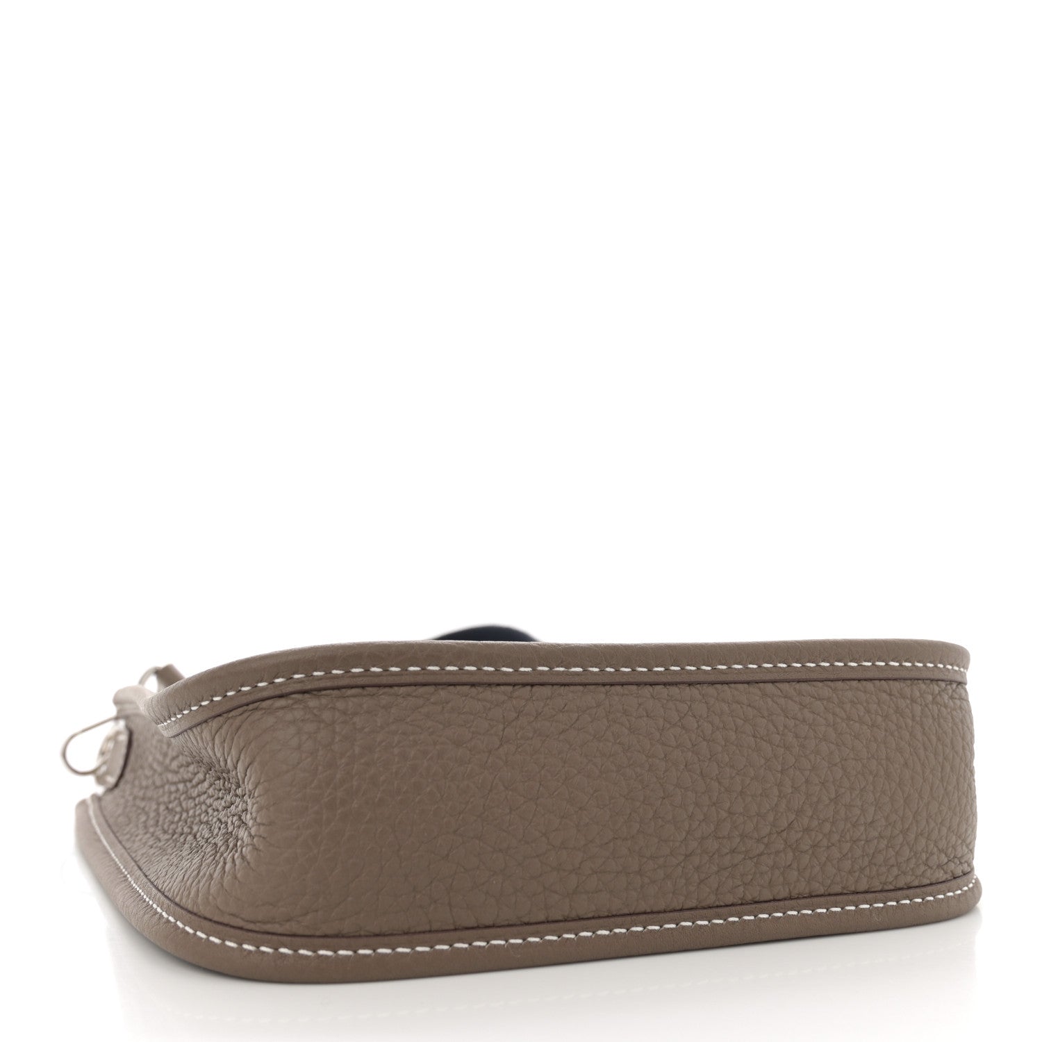 Hermes Taurillon Clemence Amazone Evelyne TPM Etoupe Bleu Indigo 4 of 10