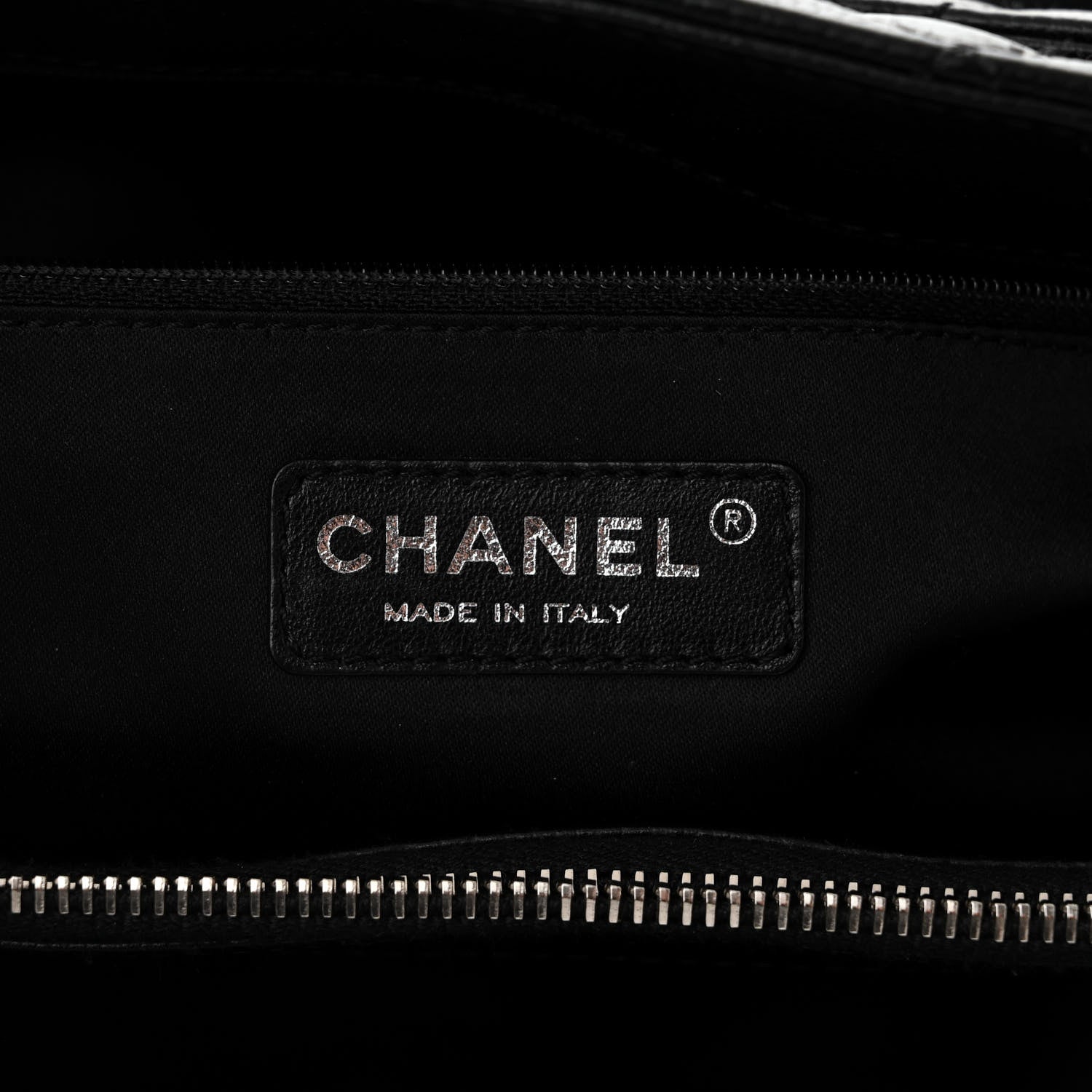 Chanel Caviar Quilted Grand Shopping Tote GST Black 6 of 10