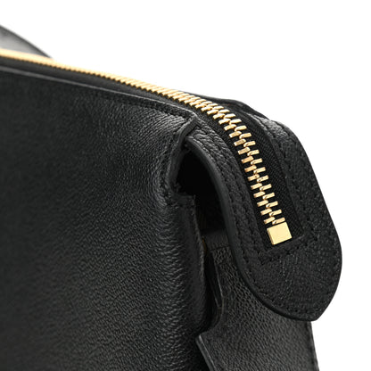 Burberry Soft Grain Calfskin House Check Small Helmsley Crossbody Black 13 of 13