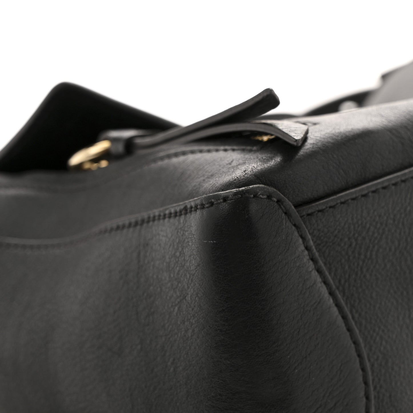 Calfskin Small Faye Day Shoulder Bag Black