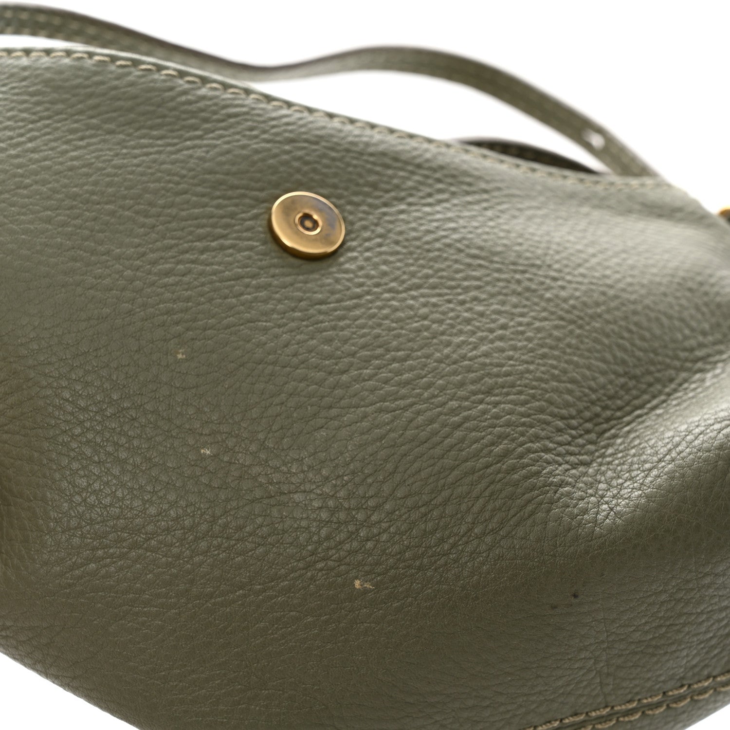 Chloe Calfskin Marcie Pochette Crossbody Bag Baobab Green 11 of 13
