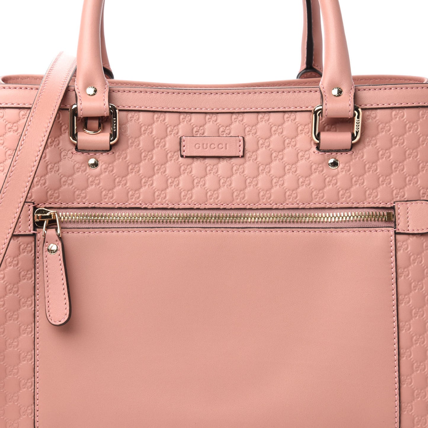 Soft Microguccissima Medium Tote Soft Pink