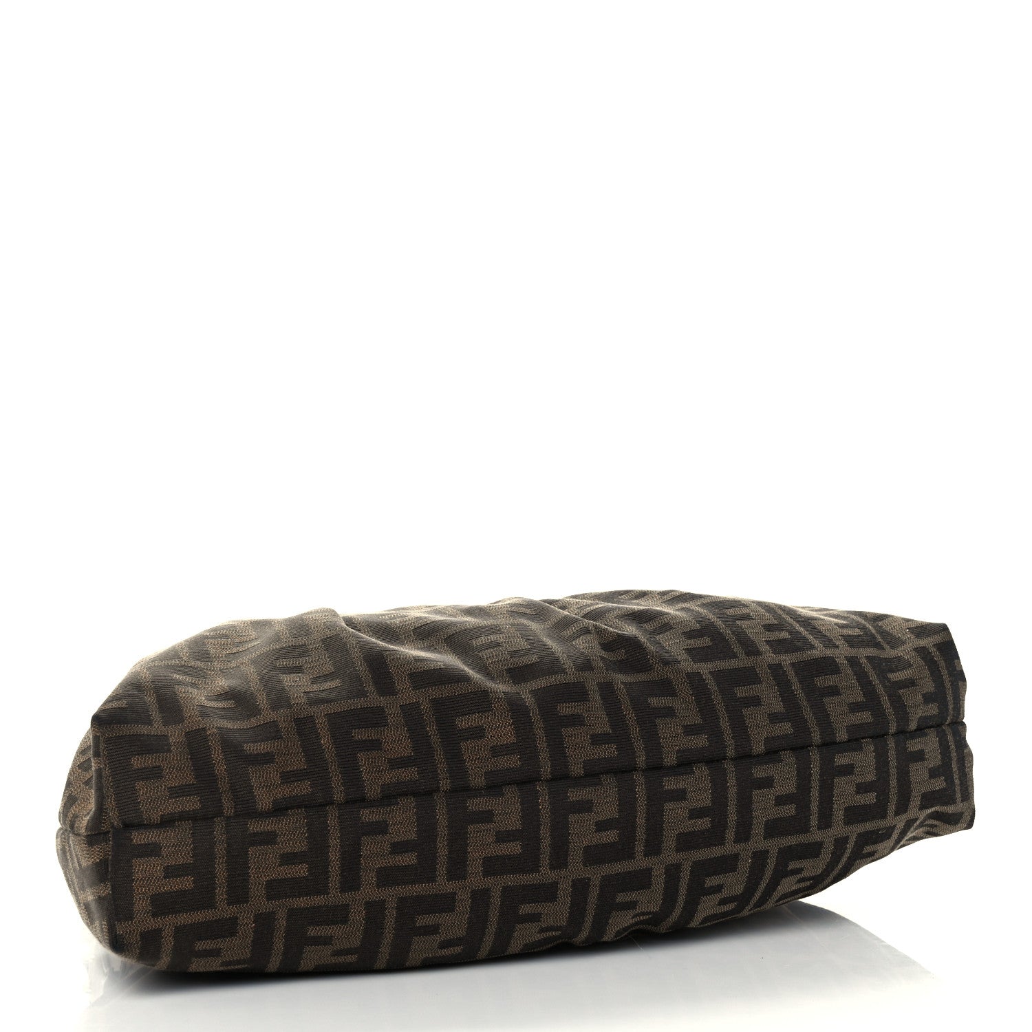 Fendi Zucca Cuoio Lucido Chef Hobo Tobacco Moro 3 of 10