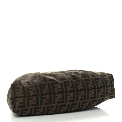 Fendi Zucca Cuoio Lucido Chef Hobo Tobacco Moro 3 of 10