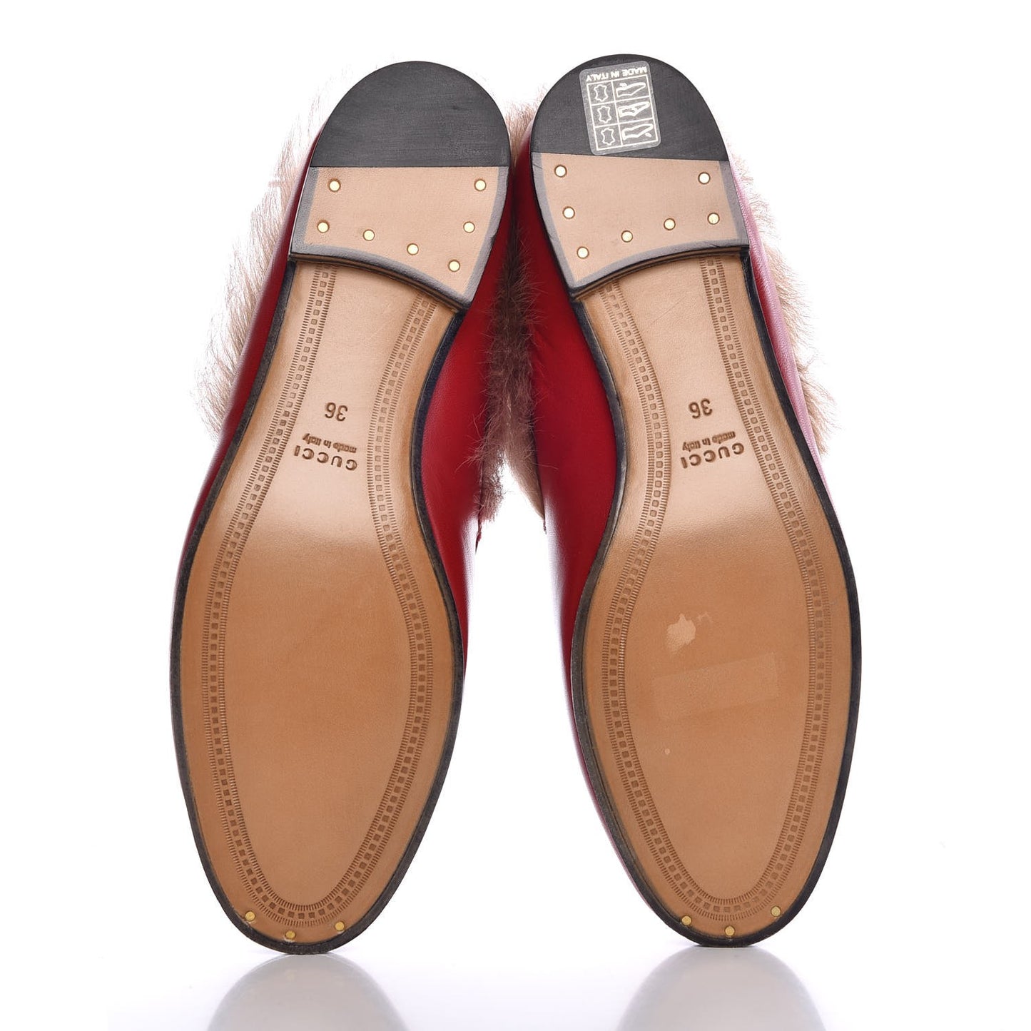 Malaga Kid Fur Womens Jordaan Loafers 36 Hibiscus Red Natural