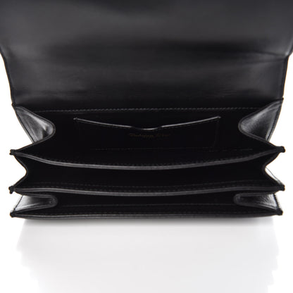 Christian Dior Lambskin Embroidered Le Diable Tarot Pouch Clutch Black 5 of 10