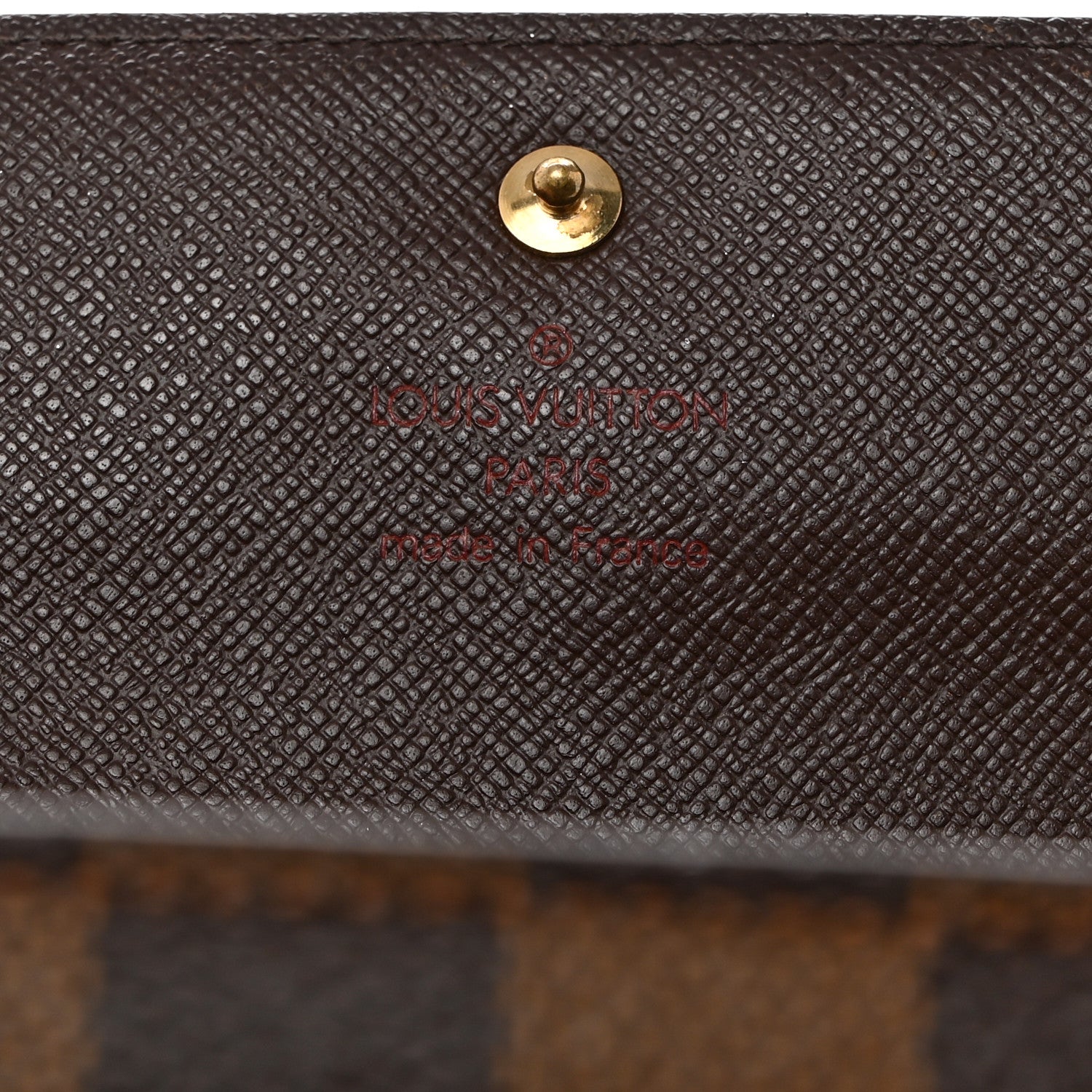 Louis Vuitton Damier Ebene Porte Tresor Etui Papier Wallet 6 of 14