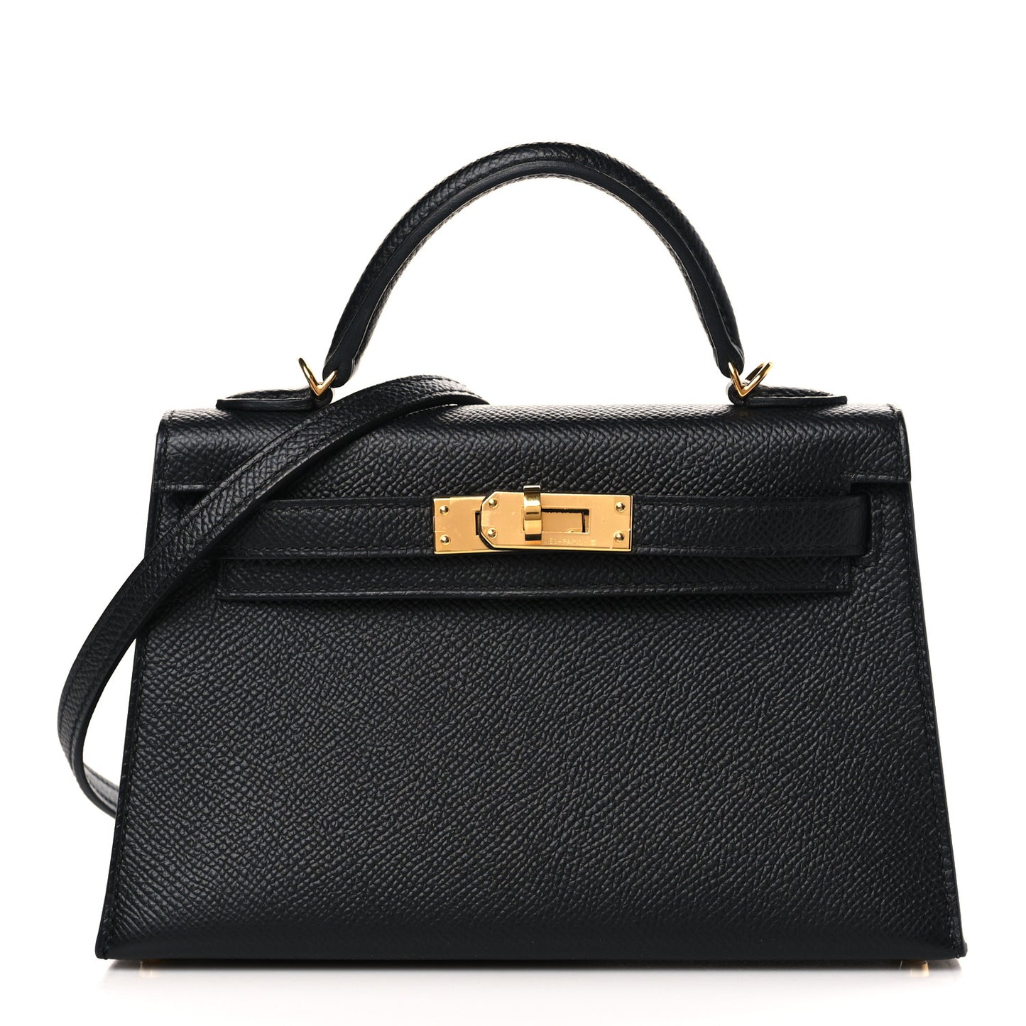 Epsom Mini Kelly Sellier 20 Black