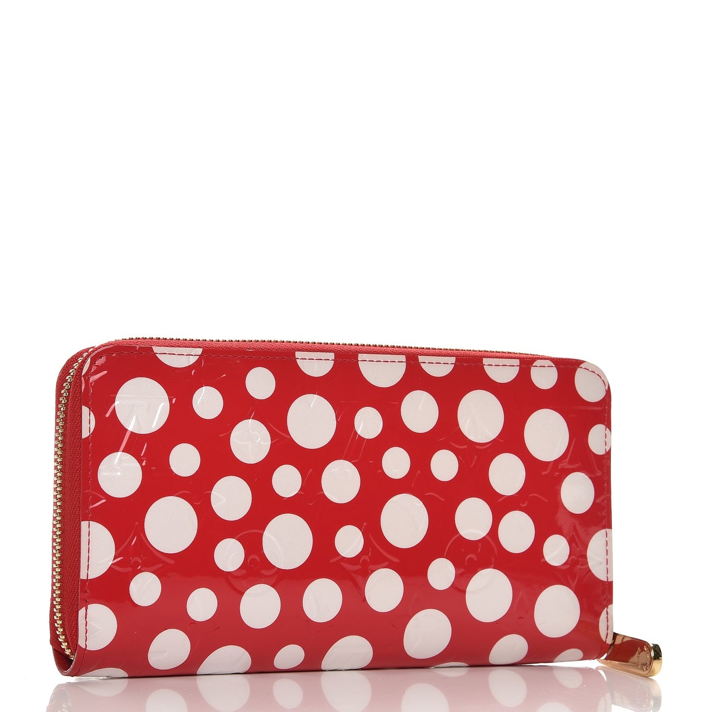 Vernis Kusama Infinity Dots Zippy Wallet Red
