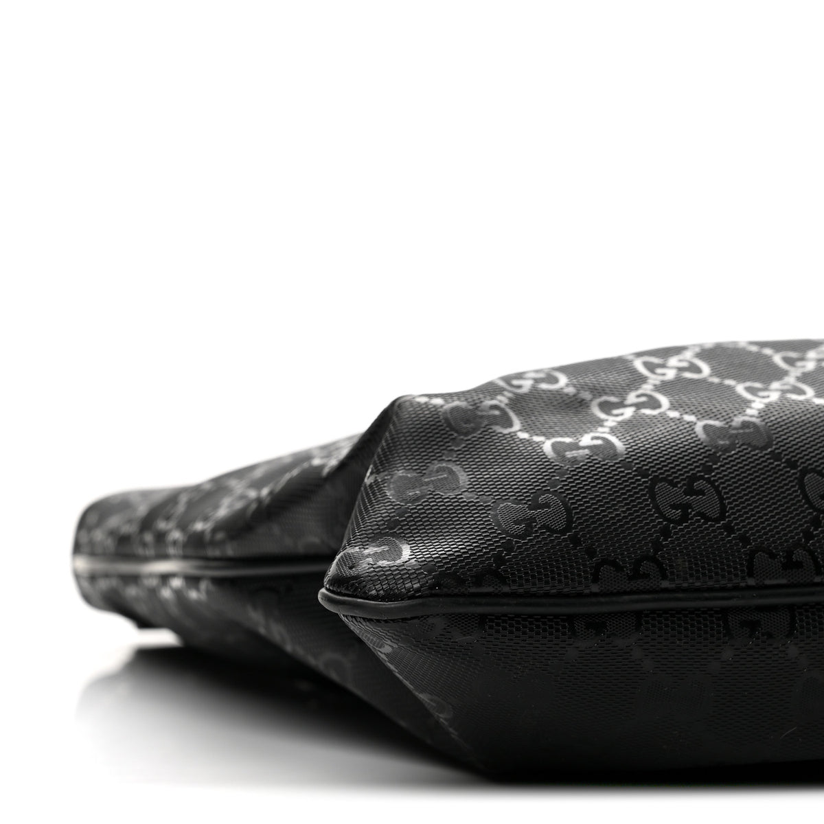 Imprime Monogram Medium Flat Messenger Bag Black