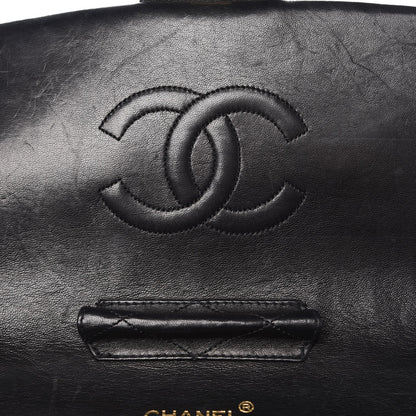 Chanel Lambskin Quilted Medium Single Flap Black 10 of 14