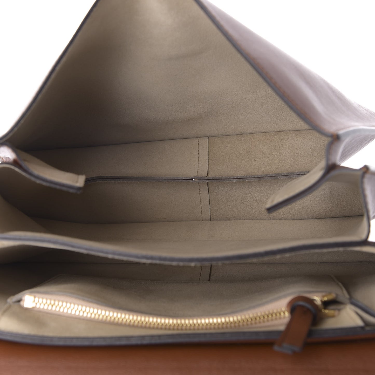 Suede Calfskin Medium Faye Shoulder Bag Tobacco