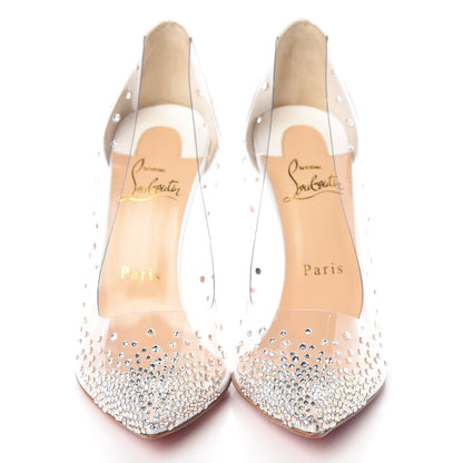 Christian Louboutin PVC Patent Degastrass 100 Pumps 37 Latte 2 of 10