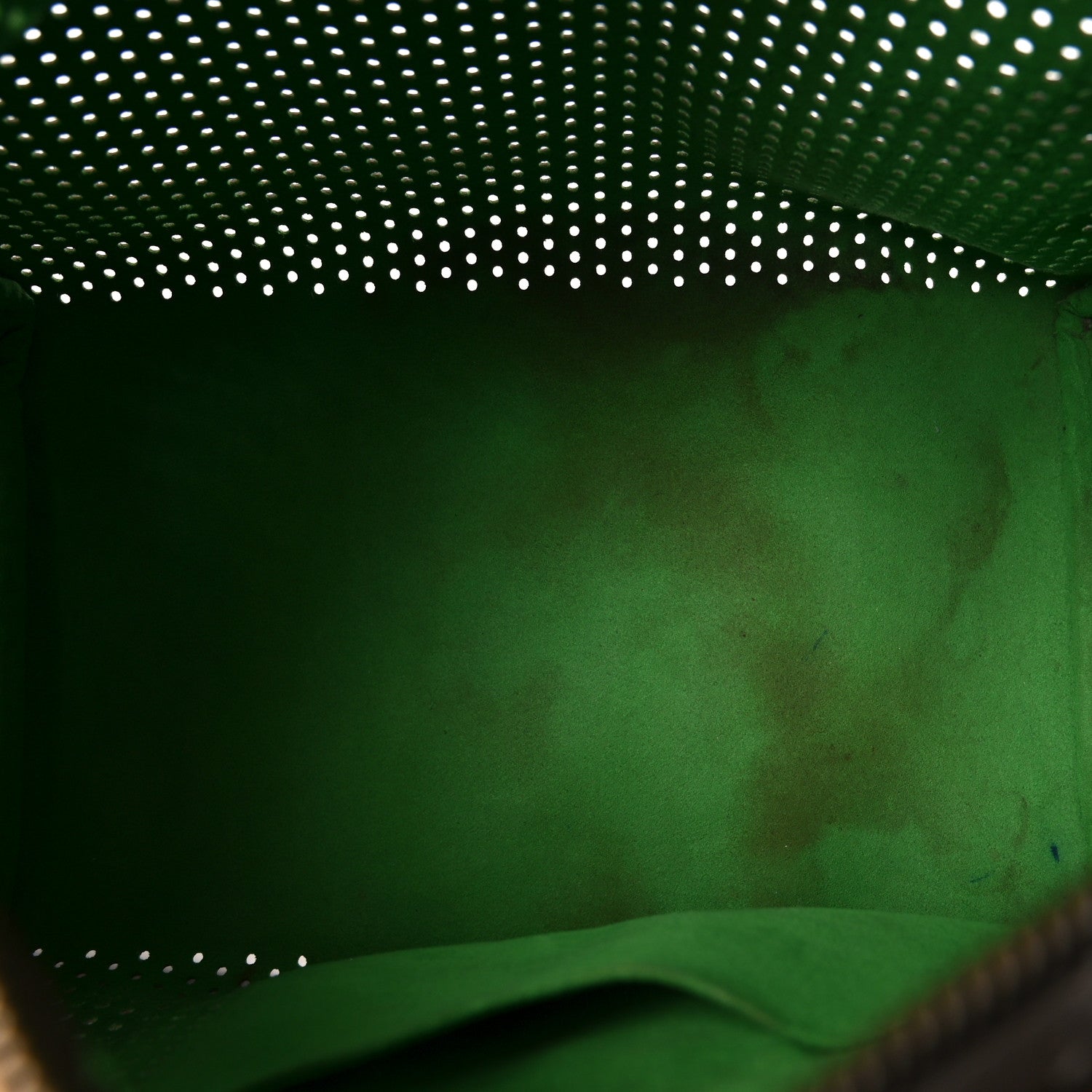 Louis Vuitton Monogram Perforated Speedy 30 Green 5 of 9