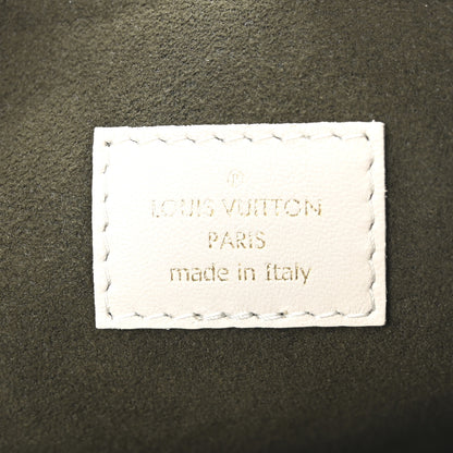 Louis Vuitton Lambskin Embossed Monogram Coussin PM Beige Cream 5 of 9