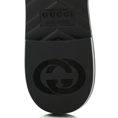 Gucci Rubber Womens Slide Sandals 38 Black 6 of 8