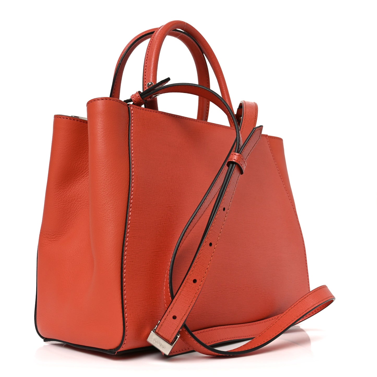 Vitello Elite Flamingo Petite 2Jours Tote Rosso Pimento