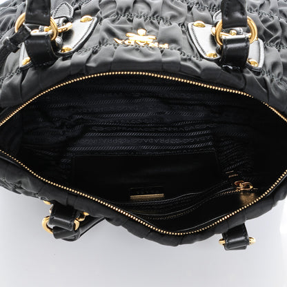 Prada Tessuto Nylon Gaufre Tote Nero Black 5 of 6