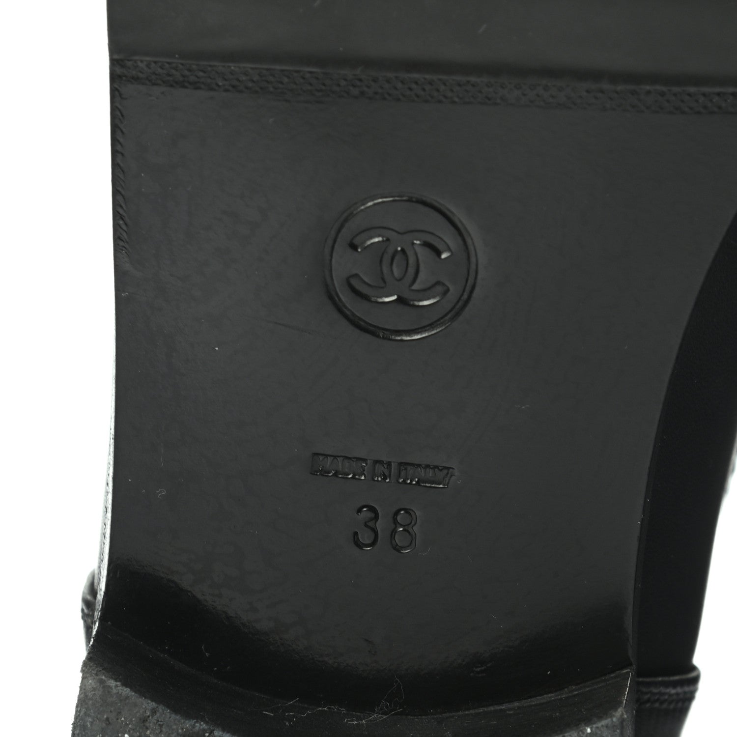 Chanel CC Turnlock High Boots 38 Black 6 of 6