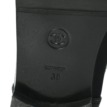 Chanel CC Turnlock High Boots 38 Black 6 of 6