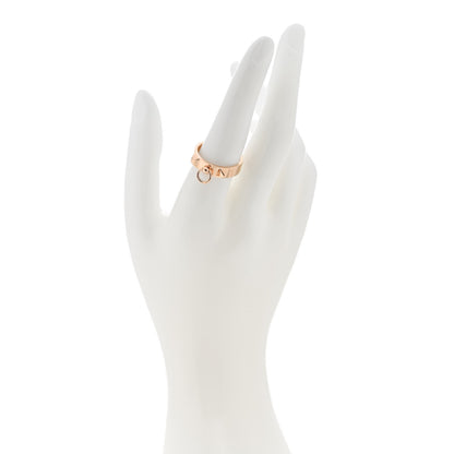 Hermes 18K Rose Gold PM Collier De Chien Ring 57 8 2 of 5