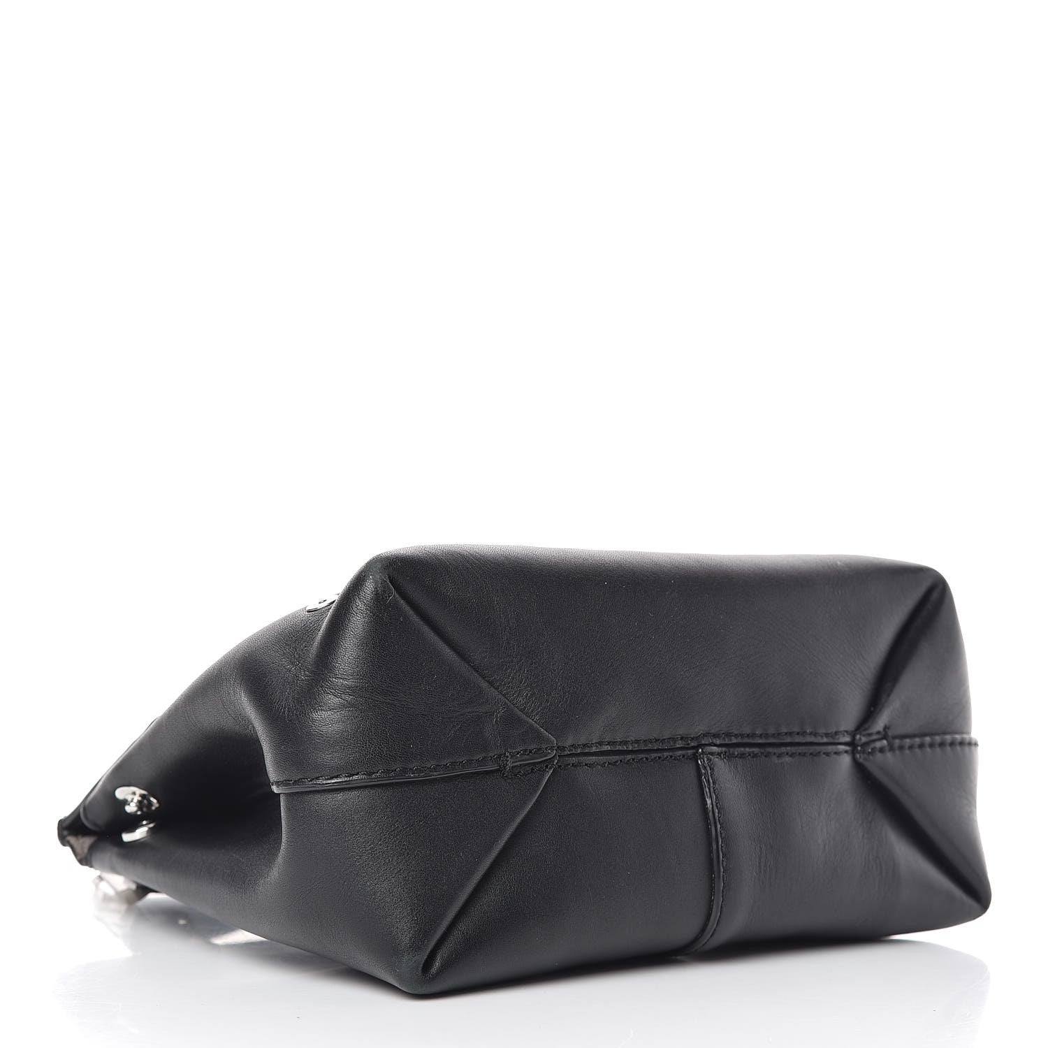 Alexander Wang Lambskin Small Eyelets Marion Tote Black Silver Hardware 4 of 11