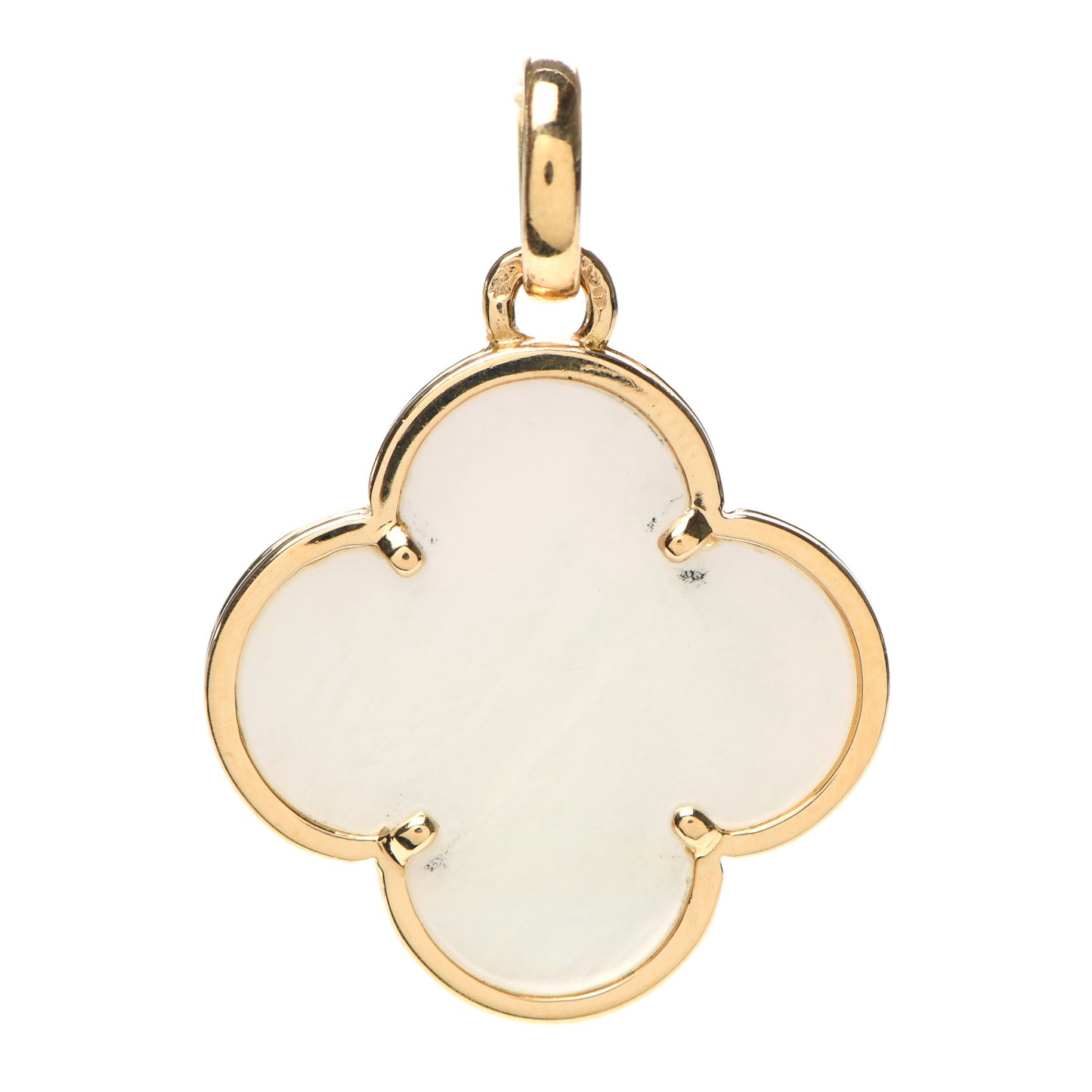 18K Yellow Gold Mother of Pearl Magic Alhambra Pendant