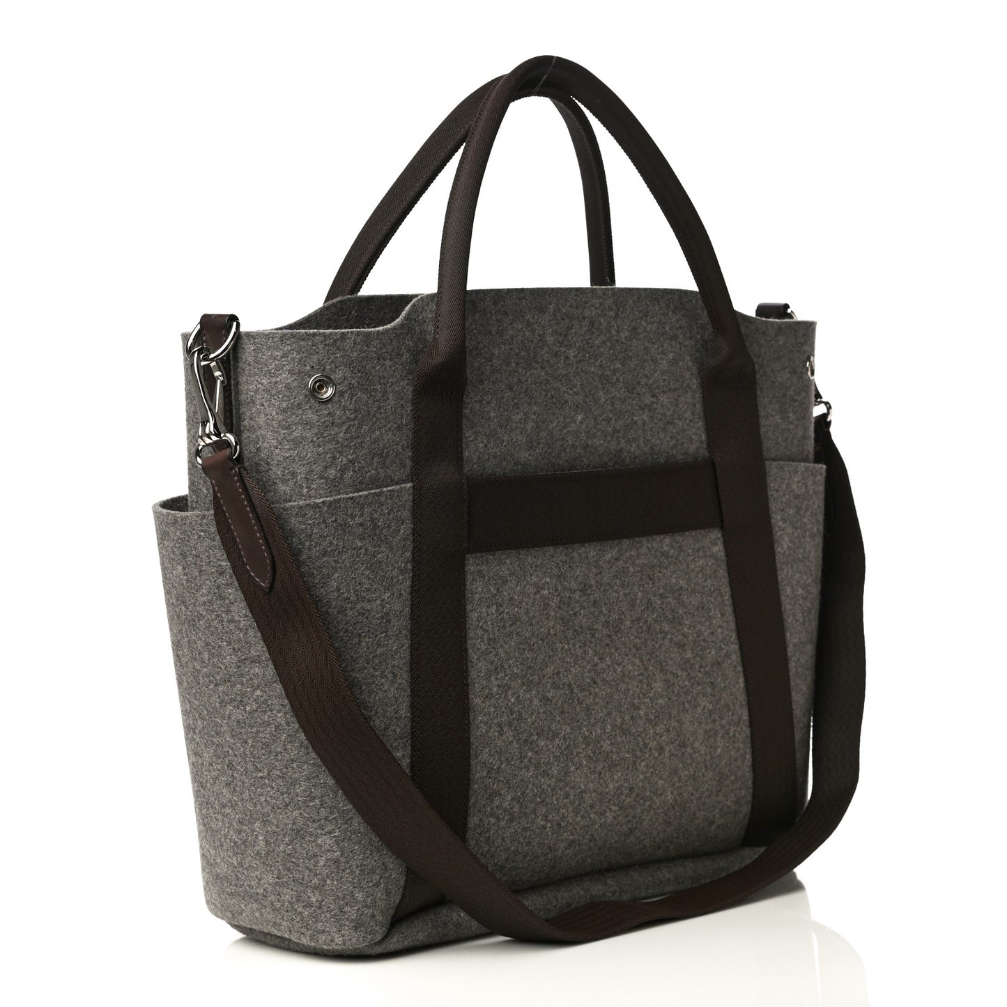 Felt Sac De Pansage Groom Bag Acier
