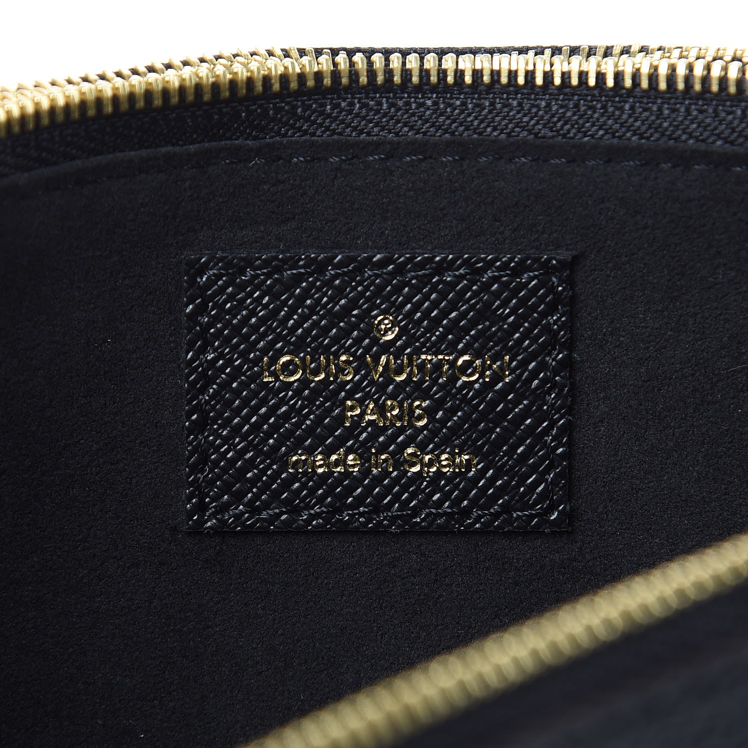 Louis Vuitton Monogram Giant Jungle Pochette Double Zip Black 6 of 10