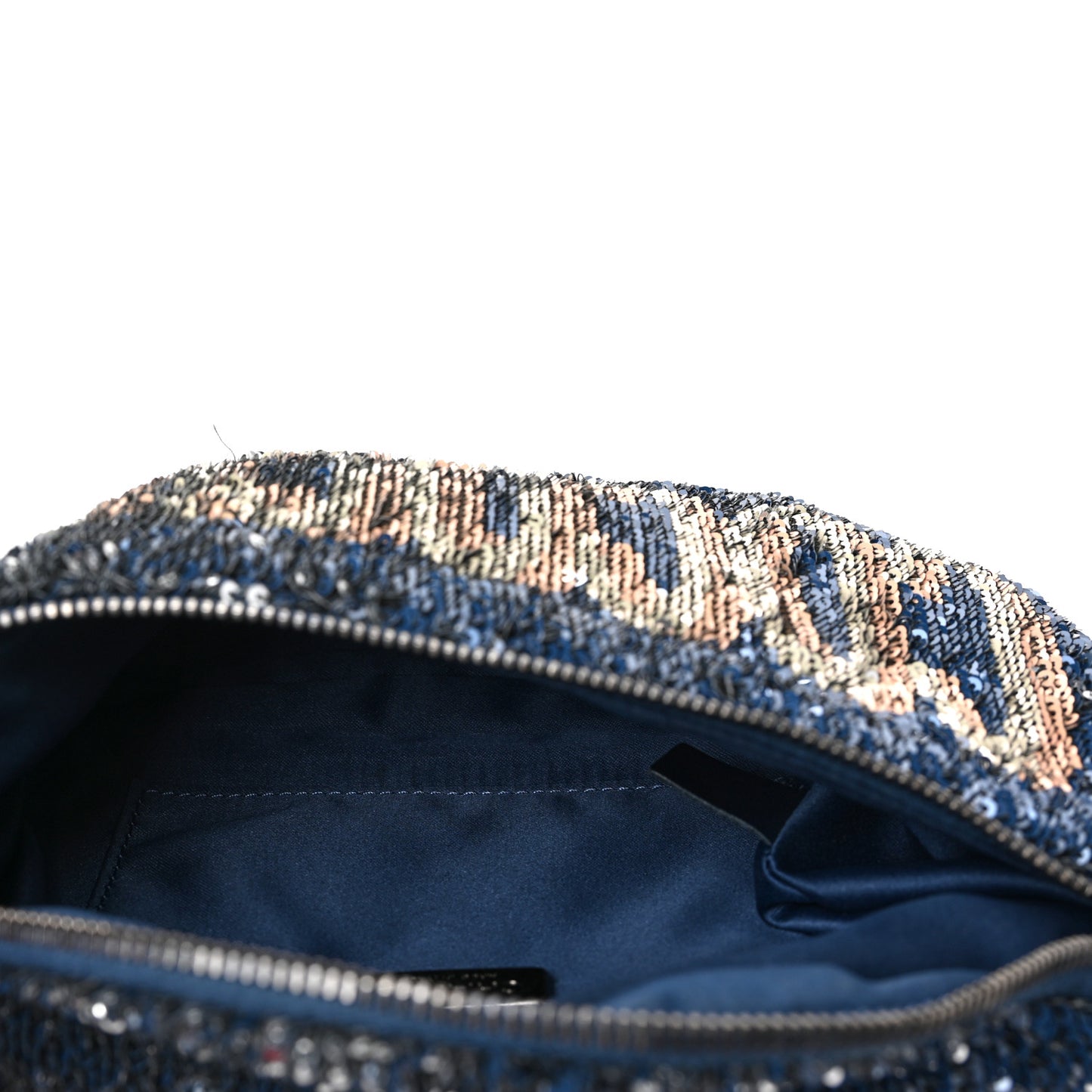 Sequin Coco Cuba Waist Bag Fanny Pack Blue Pink