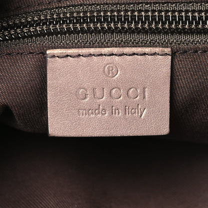 Gucci GG Plus Monogram Web Medium Half Moon Hobo Dark Brown 6 of 9