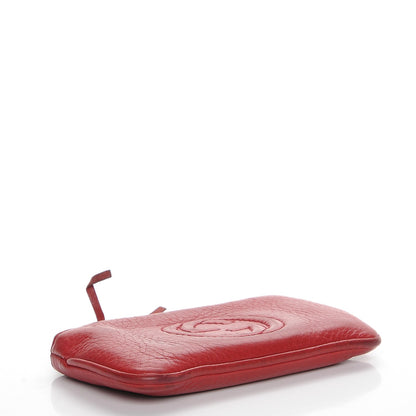 Gucci Pebbled Calfskin Soho Key Case Red 4 of 11
