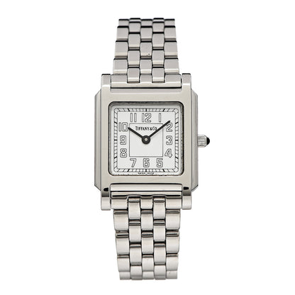 Tiffany Stainless Steel 24mm Classic Square Quartz Watch 1 of 6
