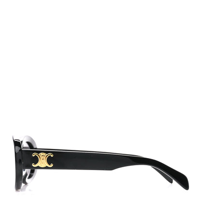 Celine Acetate Triomphe 01 Sunglasses CL 40194U Black 3 of 10