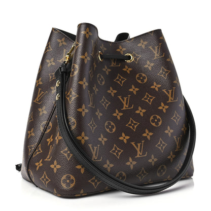 Louis Vuitton Monogram Neonoe MM Black 3 of 7