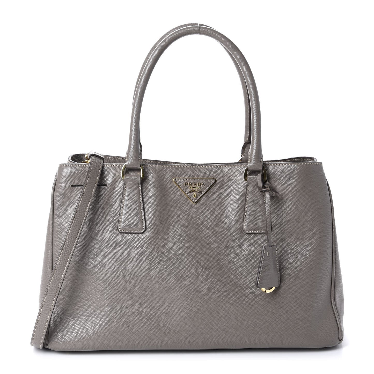 Saffiano Lux Small Tote Argilla